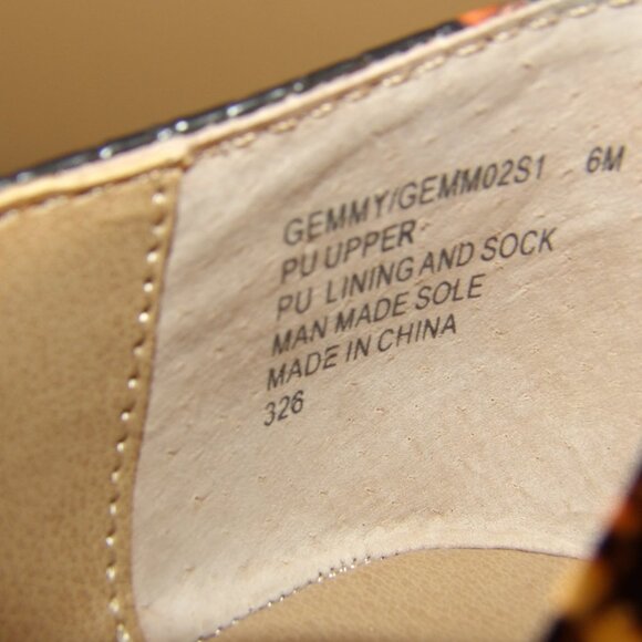 Steve Madden Vegan Croc Leather " Gemmy" Loafers Sz 6M - Picture 7 of 7